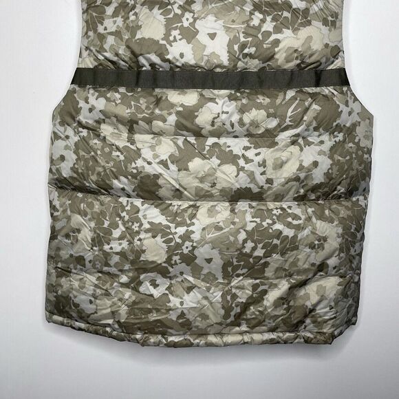 PRANA Puffer Vest Women Medium Green Wildflower NEW Hellebore Down Filled Zip-Up - Picture 9 of 16